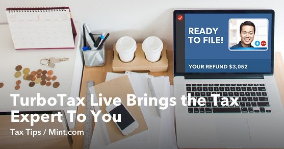 Intuit S Turbotax Live Brings The Tax Expert To You Mintlife Blog