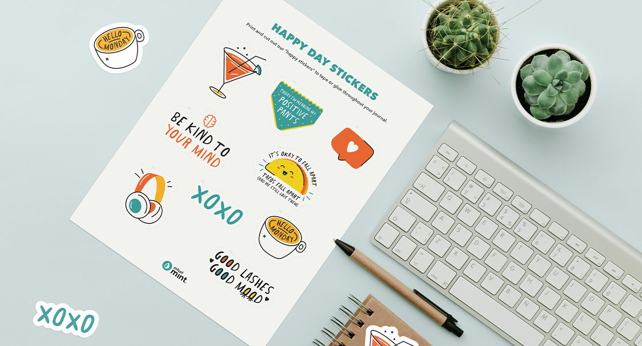 How To Make Printable Stickers For Your Bullet Journal