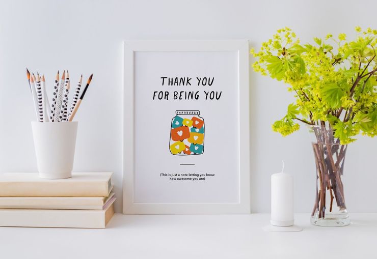 In-Post Thank You Printable