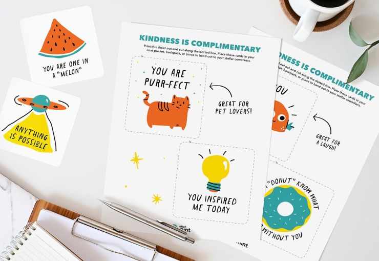 kindness compliment cards