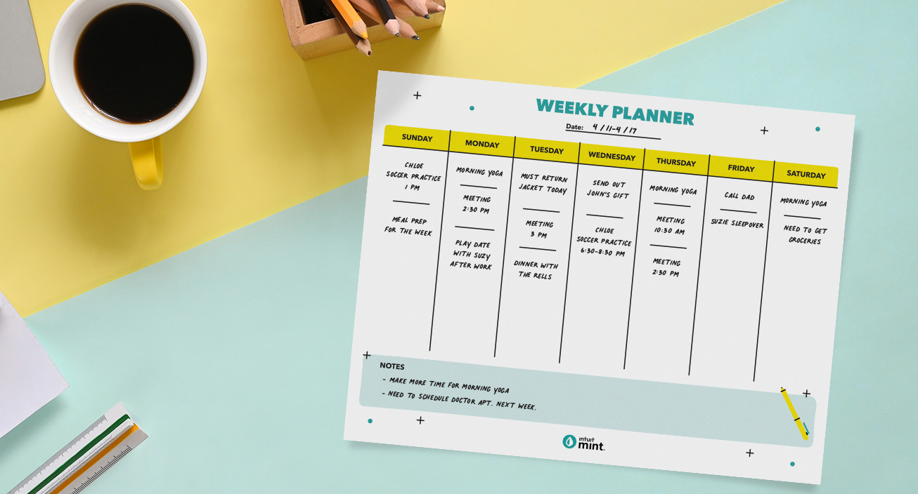 Weekly planner 